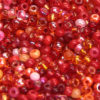 Ruby Red Mix 10/0 Preciosa Seed Beads