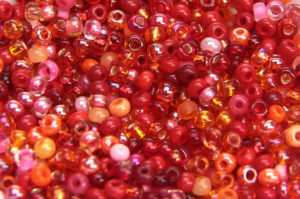 Ruby Red Mix 10/0 Preciosa Seed Beads