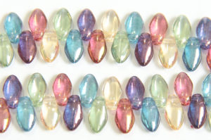 Lustre Mix Czech Glass Daggers
