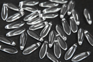 Clear Crystal Czech Glass Daggers