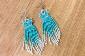 Beaded Dress Fringe Earrings Pattern Download