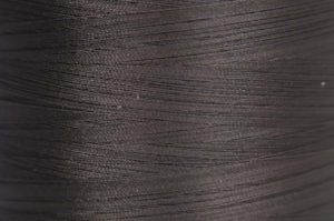 Charcoal Spider-Lon Bonded Bead Weaving Thread and Needle
