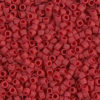 Opaque Cherry Red Delica Beads