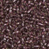 Silver Lined Mauve Delica Beads