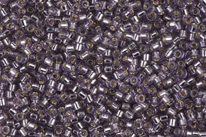Silver Lined Amethyst Delica Beads