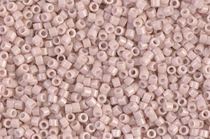 Opaque Pink Champagne Delica Beads