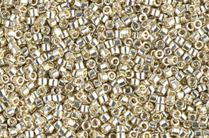 Duracoat Galvanised Silver Delica Beads