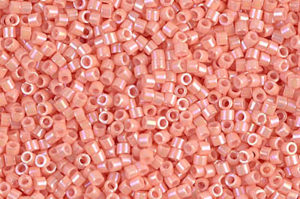 Opaque Peach Luster Delica Beads