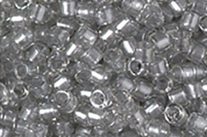 Fancy Lined Ice Delica Beads
