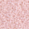 Matted Transparent Pink Mist AB Delica Beads