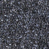 Sparkling Charcoal Lined Crystal Delica Beads