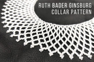 Ruth Bader Ginsburg Collar Add-On Pattern Download