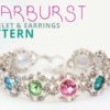 Starburst Crystal Rivoli Bracelet and Earrings Pattern Download