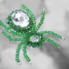 Green Sapphire Sparkly Beaded Spider Kit