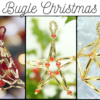 Glistening Gold Christmas Bugle Decoration Bundle