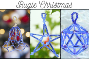 Brilliant Blue Christmas Bugle Decoration Bundle