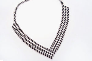 Labyrinth Bar Bead Herringbone Necklace Pattern Download