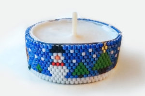 10 Christmas Tealight Candle Wrap Patterns Download