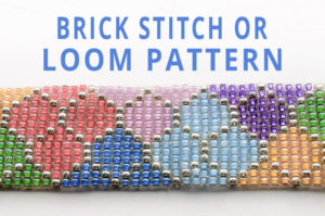 Harlequin Tapestry Bracelet Pattern Download