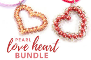 Love Heart Pearl Pendants Product Bundle