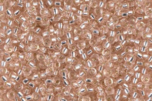 Silver Lined Light Blush Miyuki 11/0 Seed Beads