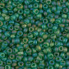 Matted Transparent Green AB Miyuki 11/0 Seed Beads