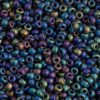Matted Multi Iris Miyuki 11/0 Seed Beads