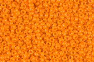 Opaque Tangerine Miyuki 11/0 Seed Beads