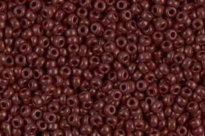 Opaque Chocolate Miyuki 11/0 Seed Beads
