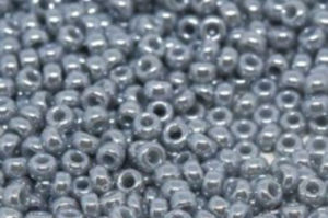 Opaque Grey Ceylon Miyuki 11/0 Seed Beads