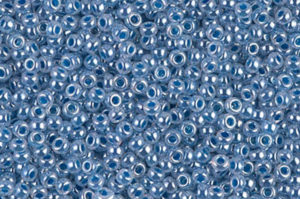 Dark Sky Blue Ceylon Miyuki 11/0 Seed Beads