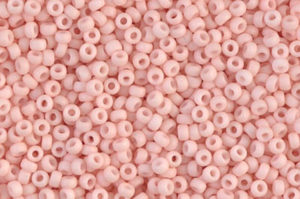 Matted Opaque Tea Rose Miyuki 11/0 Seed Beads
