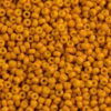 Matted Opaque Pale Pumpkin Miyuki 11/0 Seed Beads