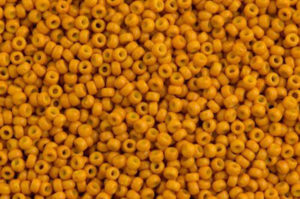 Matted Opaque Pale Pumpkin Miyuki 11/0 Seed Beads