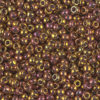 Transparent Tea Berry Gold Iris Miyuki 11/0 Seed Beads