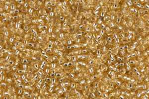 Silver Lined Gold Miyuki 15/0 Seed Beads