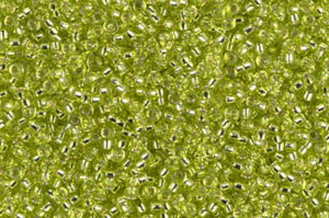 Silver Lined Charteuse Miyuki 15/0 Seed Beads