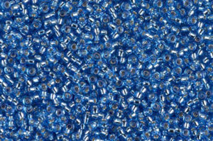 Silver Lined Sapphire Miyuki 15/0 Seed Beads