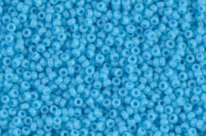 Opaque Turquoise Blue Miyuki 15/0 Seed Beads