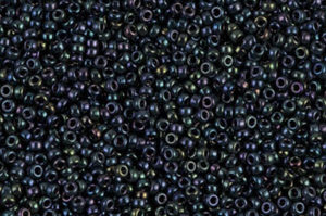 Metallic Dark Blue Iris Miyuki 15/0 Seed Beads
