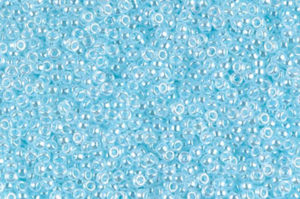 Light Aqua Ceylon Miyuki 15/0 Seed Beads