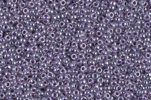 Purple Ceylon Miyuki 15/0 Seed Beads