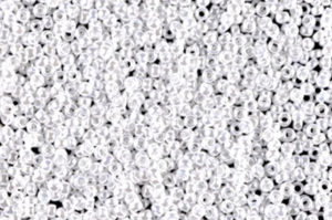 White Ceylon Miyuki 15/0 Seed Beads