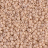 Opaque Tan Luster Miyuki 15/0 Seed Beads