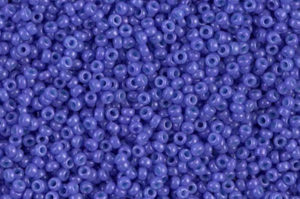 Opaque Bright Purple Miyuki 15/0 Seed Beads