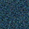 Midnight Blue Lined Topaz AB Miyuki 15/0 Seed Beads