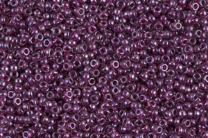Magenta Lined Amethyst Miyuki 15/0 Seed Beads