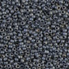 Matted Metallic Silver Grey Miyuki 15/0 Seed Beads