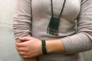 Olive Garden Petra Amulet Necklace and Bracelet Kit