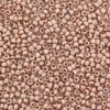 Metallic Rose Gold Preciosa Seed Beads